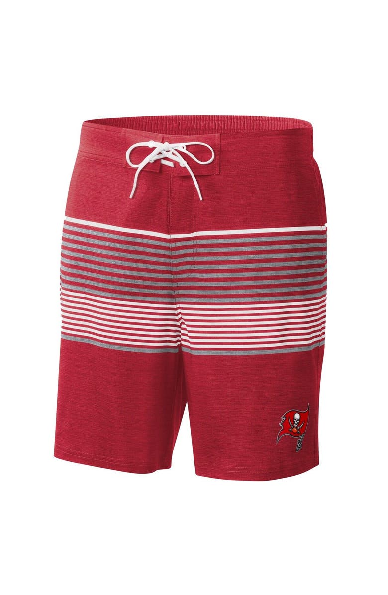 G-III SPORTS BY CARL BANKS Men's G-III Sports by Carl Banks Red Tampa Bay Buccaneers Coastline Volley Swim Shorts, Alternate, color, Red