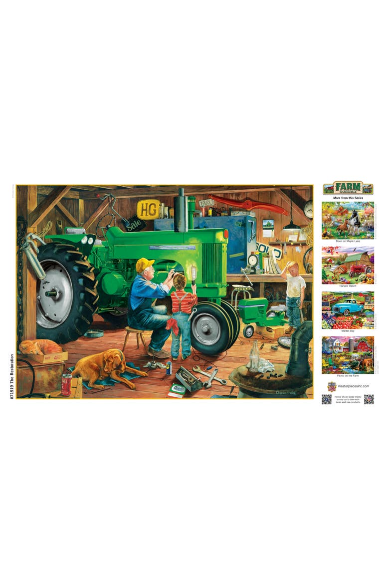 The Restoration 1000 Piece Jigsaw Puzzle, Alternate, color, Multicolor