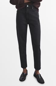 MANGO Crop Mom Jeans