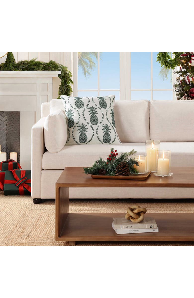 Tommy Bahama Golden Pineapple Decorative Accent Pillow, Alternate, color, 