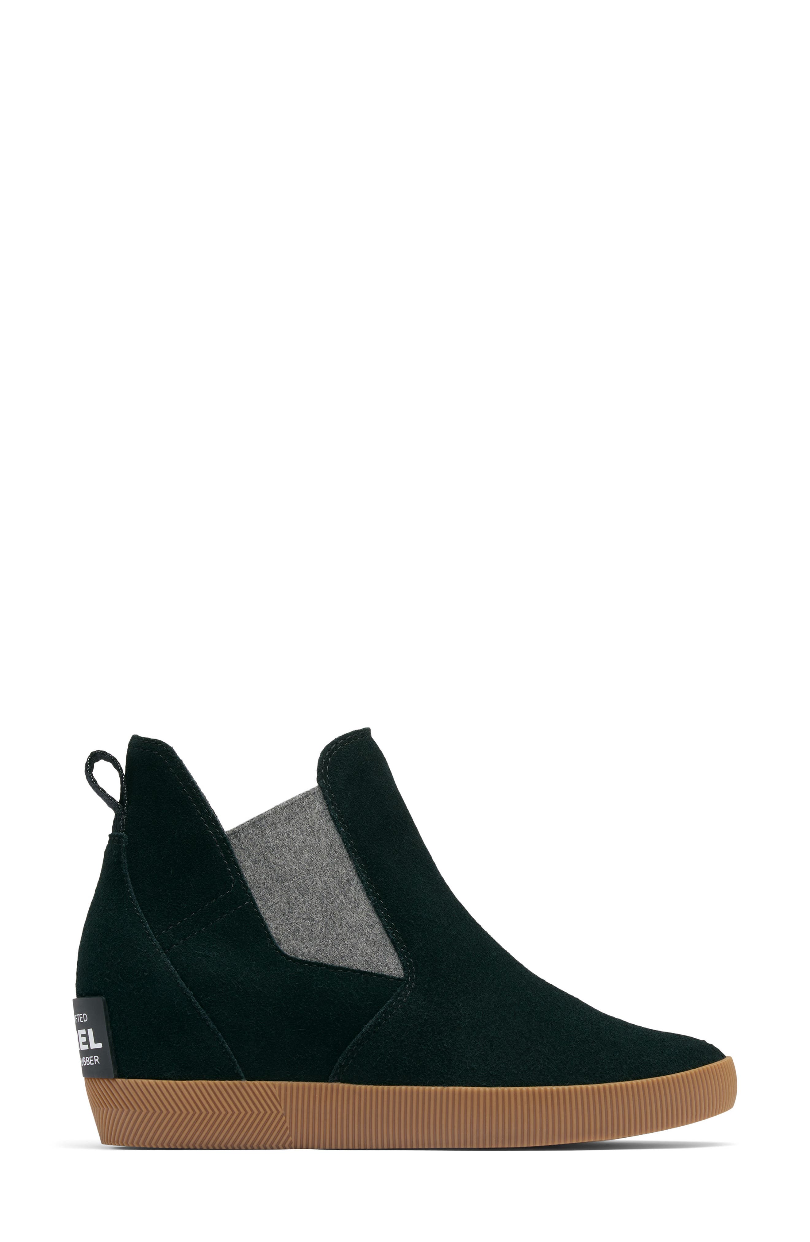 Out N About Slip-On Wedge Shoe II, Alternate, color, BLACK/ GUM