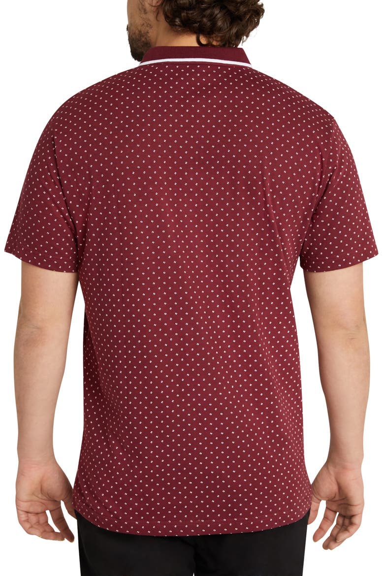 Taylor Neat Pocket Polo, Alternate, color, BURGUNDY