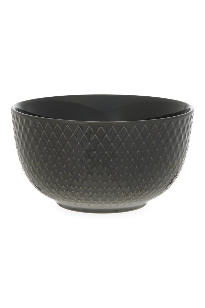 Rhombe Earth Small Bowl, Main, color, BLACK
