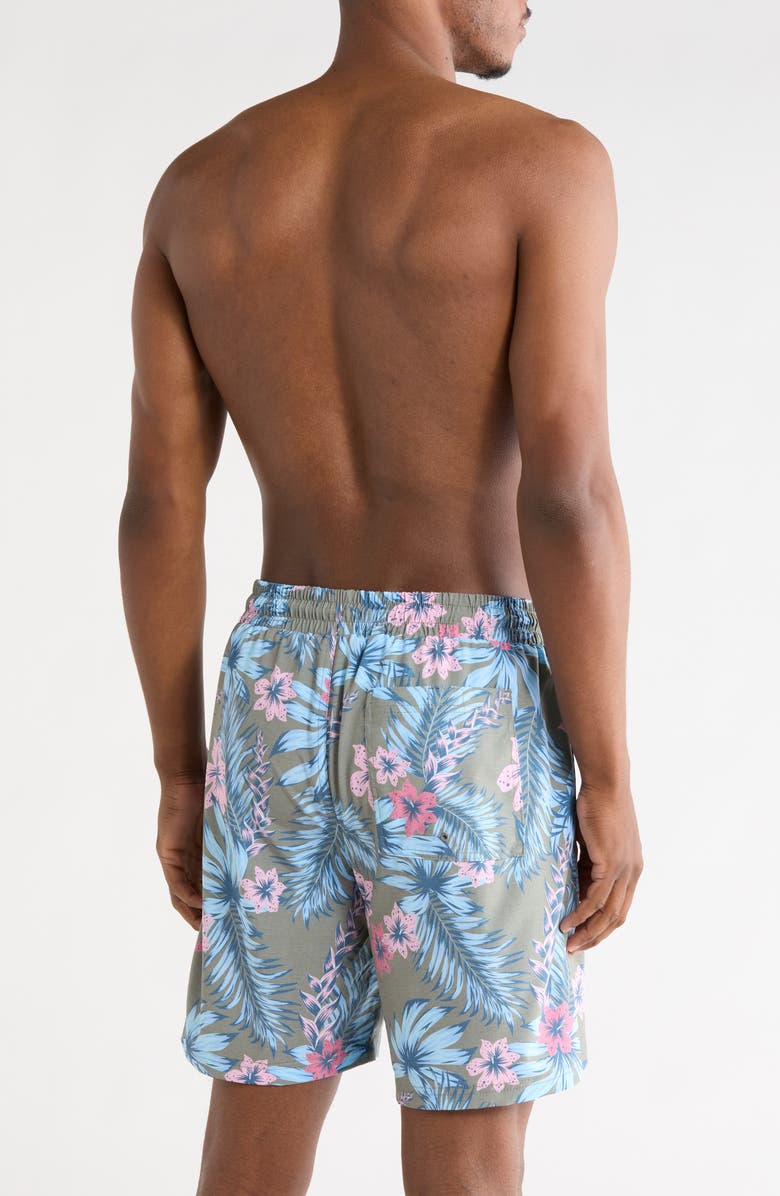 Hurley Futura Volley Swim Shorts, Alternate, color, Olive/ Khaki