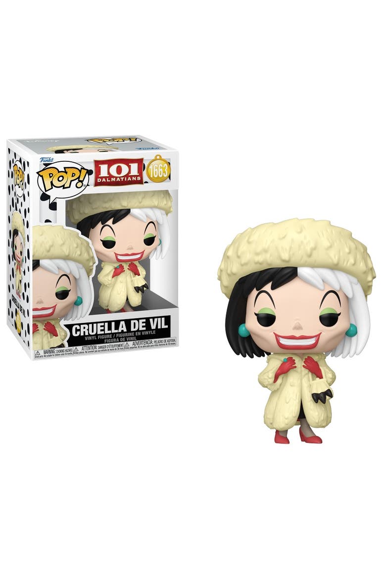 Cruella De Vil (101 Dalmatians) 65th Anniversary Disney Funko Pop! Movies, Main, color, Multi-Color