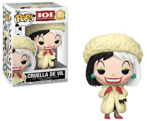 Cruella De Vil (101 Dalmatians) 65th Anniversary Disney Funko Pop! Movies