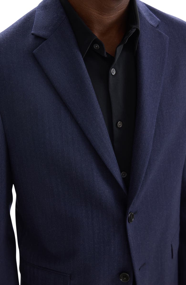 Theory Chambers Herringbone Wool Blend Suit Jacket, Alternate, color, Nvmu