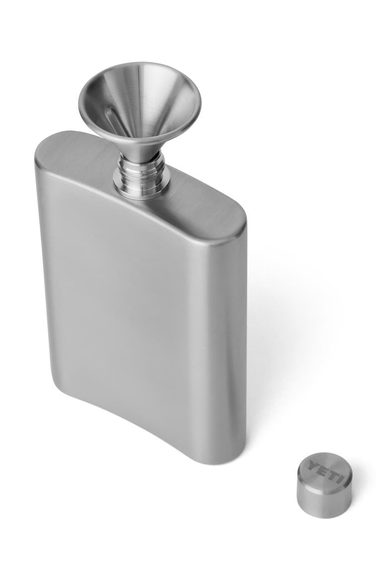 Stainless Steel Flask, Alternate, color, STAINLESS STEEL