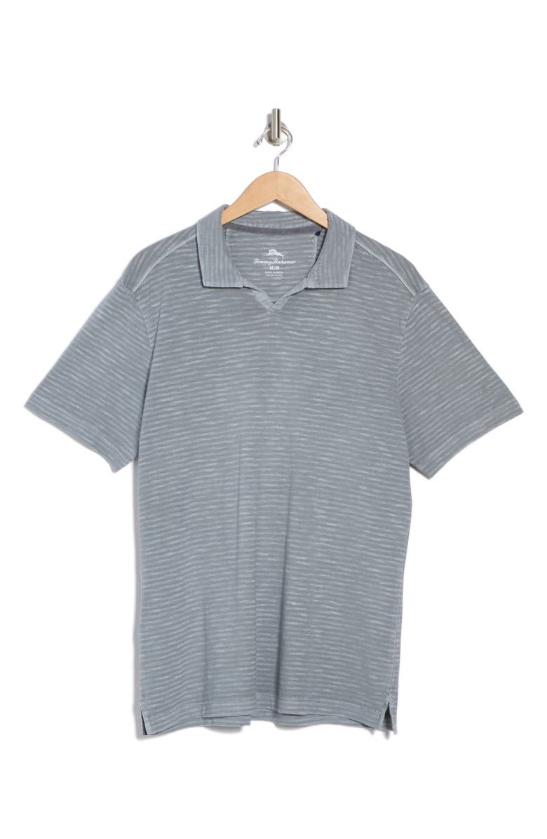 Tommy Bahama Keys Escape Cotton Polo, Alternate, color, Iced Slate