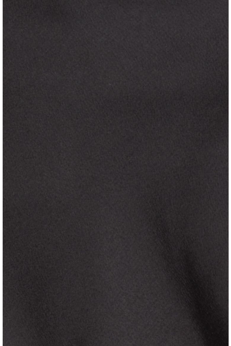 Emerson Cowl Neck Satin Bodysuit, Alternate, color, BLACK