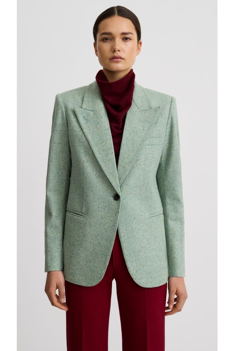 90's Blazer, Main, color, Aqua Donegal