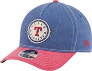 New Era Men's New Era Royal/Red Texas Rangers Felt M-Crown 9FORTY Adjustable Hat