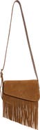 Madewell Soft Grain Fringe Flap Crossbody Bag