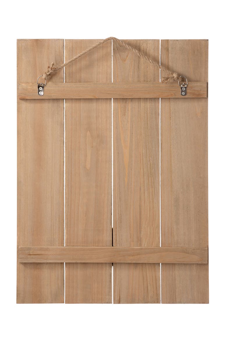 18"H Easter Wooden Bunny Door Hanger, Alternate, color, White
