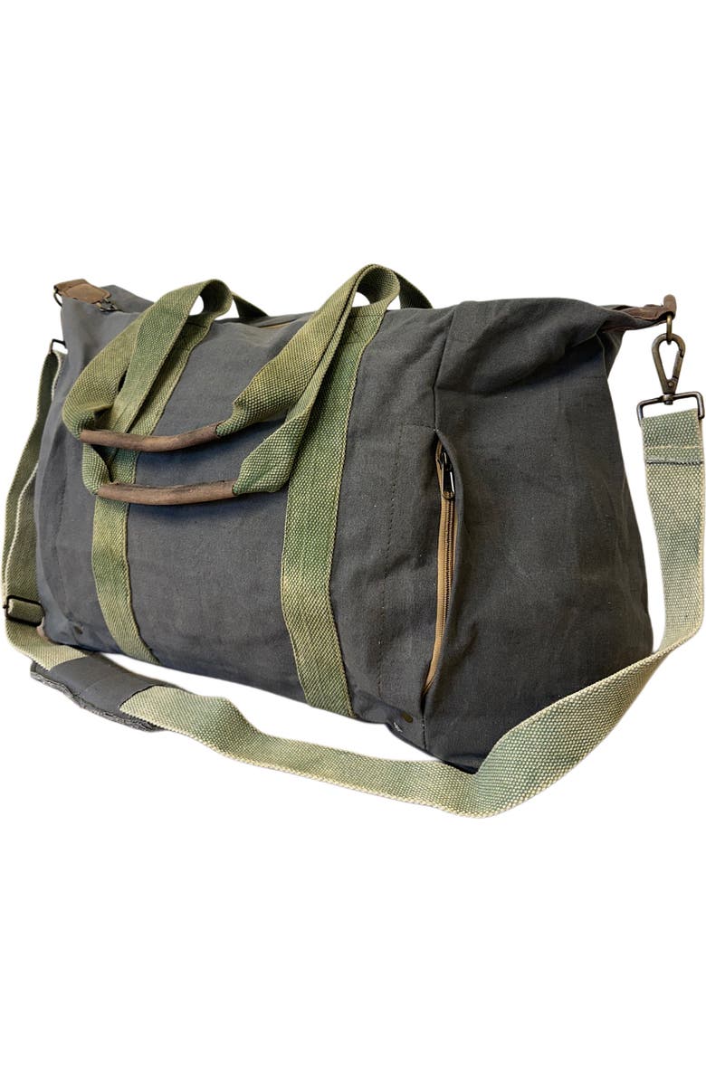 VINTAGE ADDICTION Travel Duffel Bag, Alternate, color, Olive