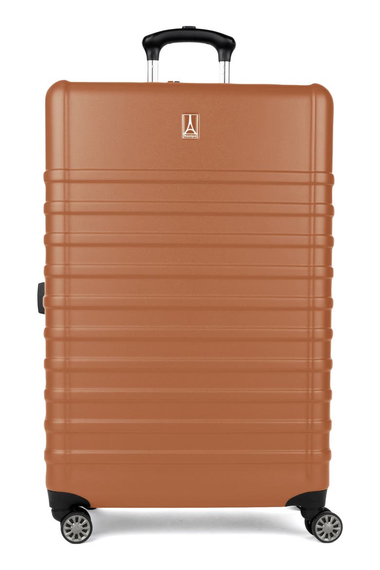 Rollmaster Lite 28 Inch Expandable Hardside Spinner Suitcase, Main, color, SIENNA MATTE