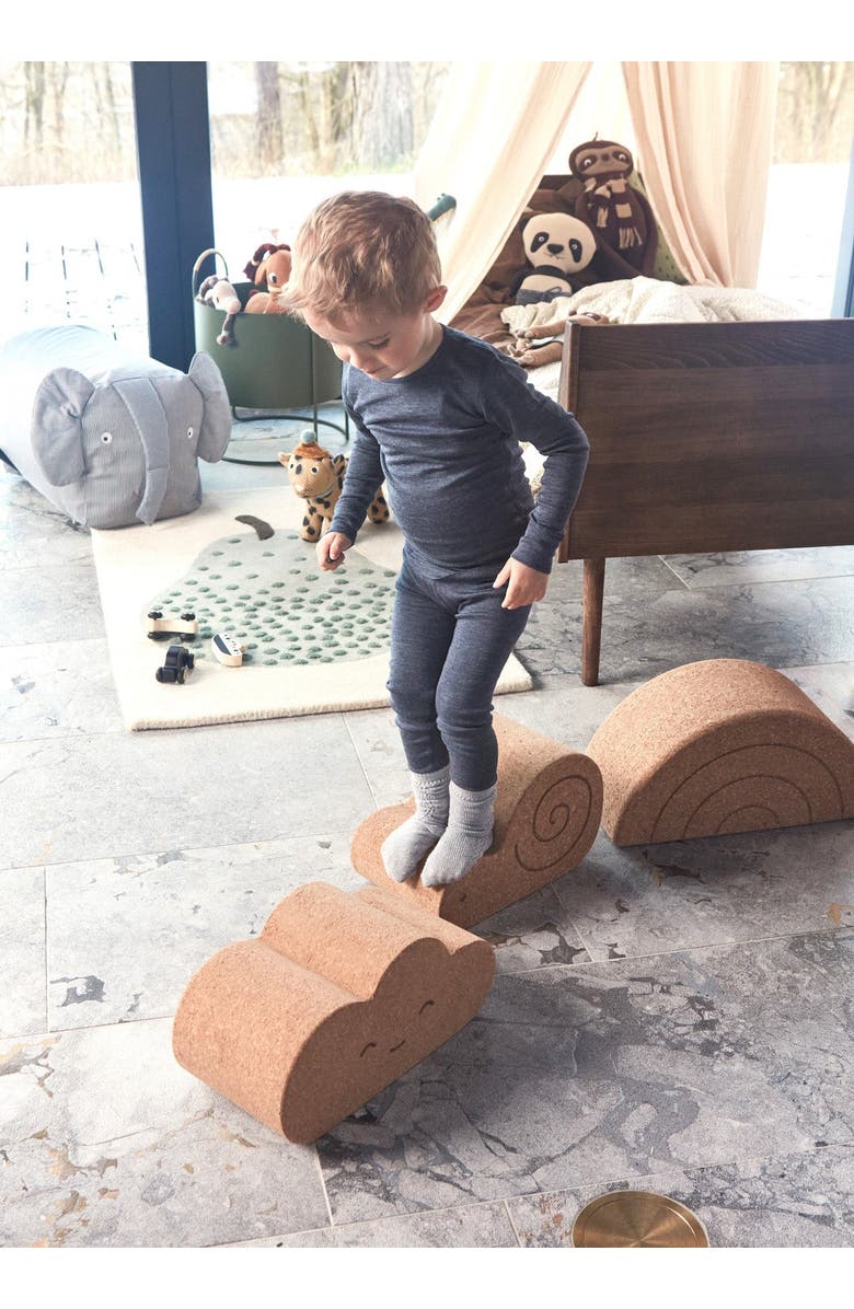 OYOY Cork Sally Snail, Alternate, color, Natural