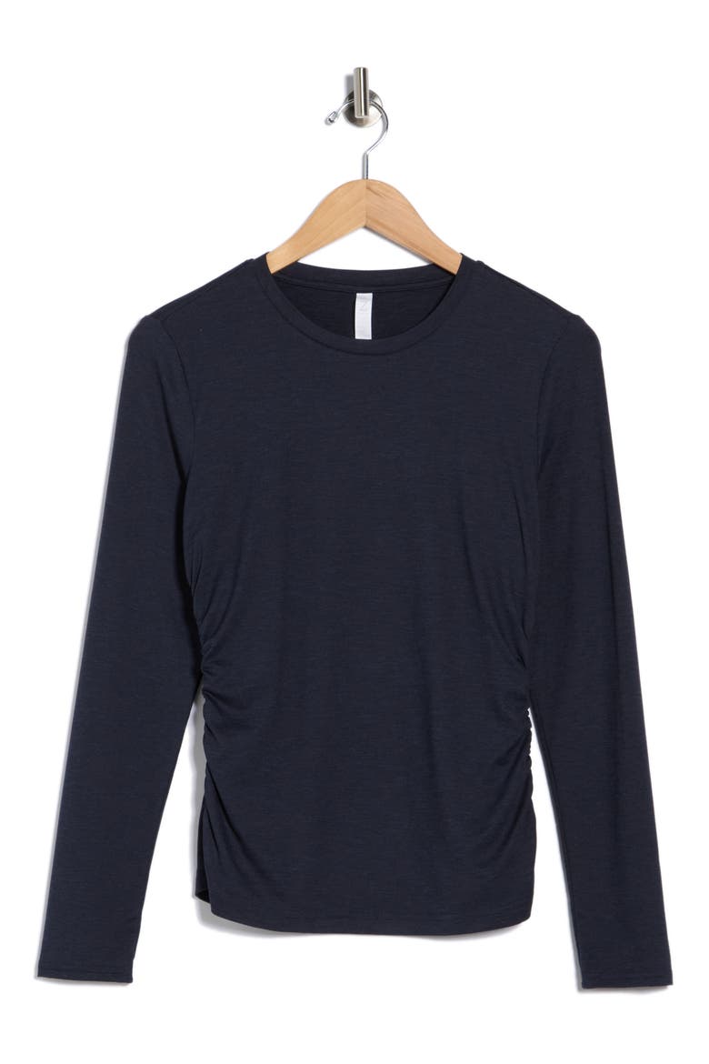 Atmosphere Cinch T-Shirt, Alternate, color, NAVY SAPPHIRE HEATHER
