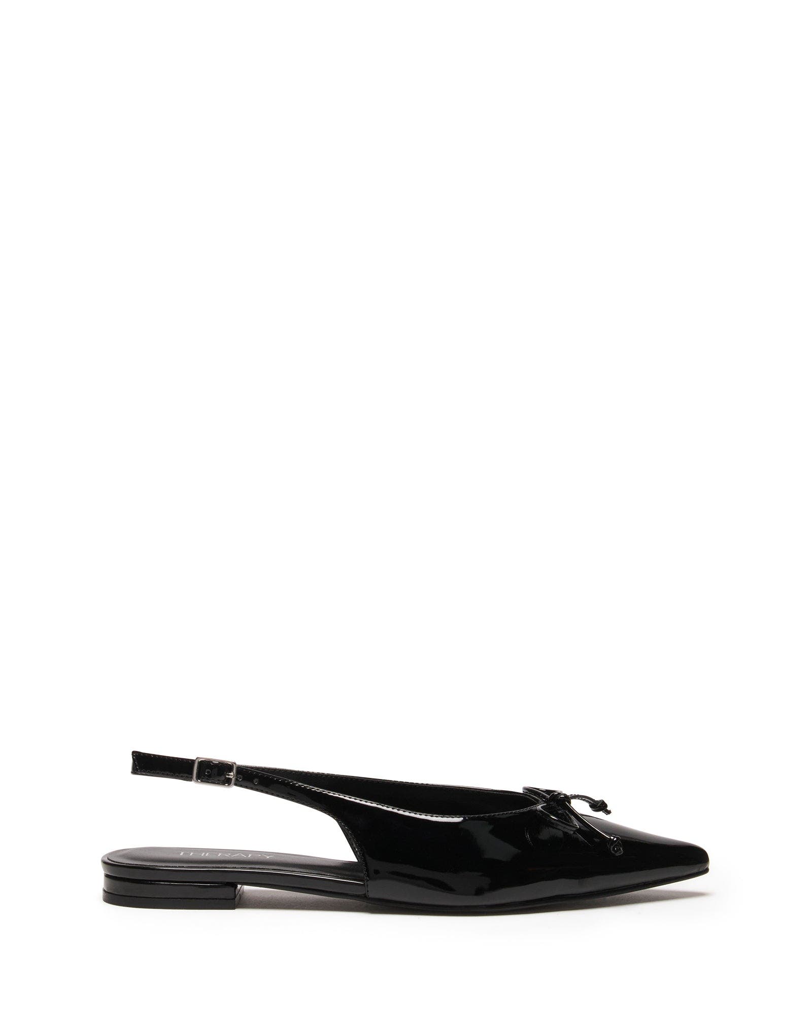 Therapy Australia Lavin Slingback Ballet Flat, Alternate, color, Black Patent Pu