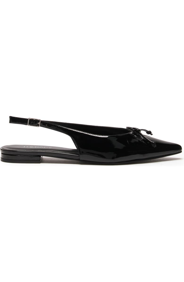 Therapy Australia Lavin Slingback Ballet Flat, Alternate, color, Black Patent Pu