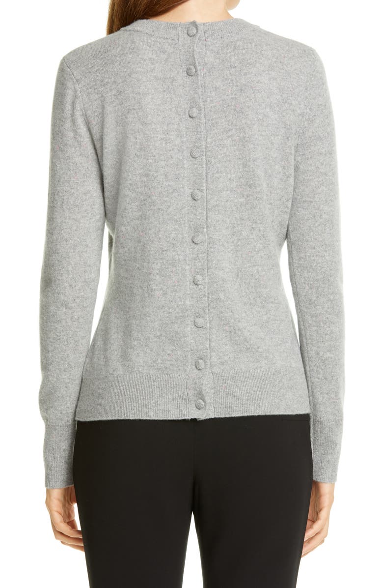 Altuzarra Button Back Cashmere Sweater, Alternate, color, 