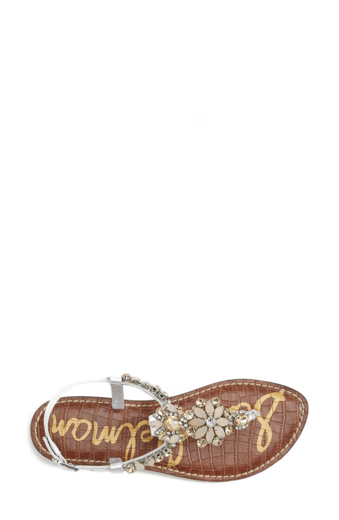 Sam Edelman 'Garen' Embellished Leather Sandal, Alternate, color, 