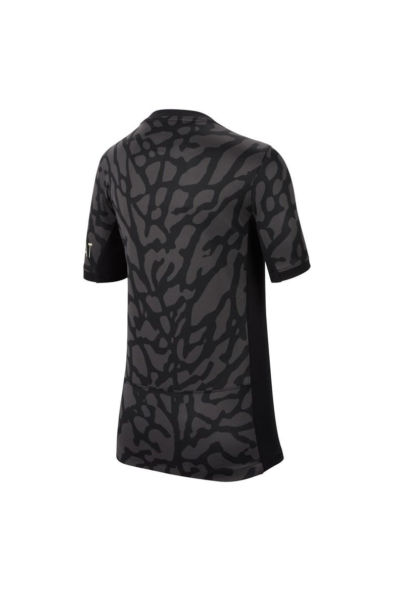Youth Jordan Brand Anthracite Paris Saint-Germain 2023/24 Third Stadium Replica Jersey, Alternate, color, Anthracite
