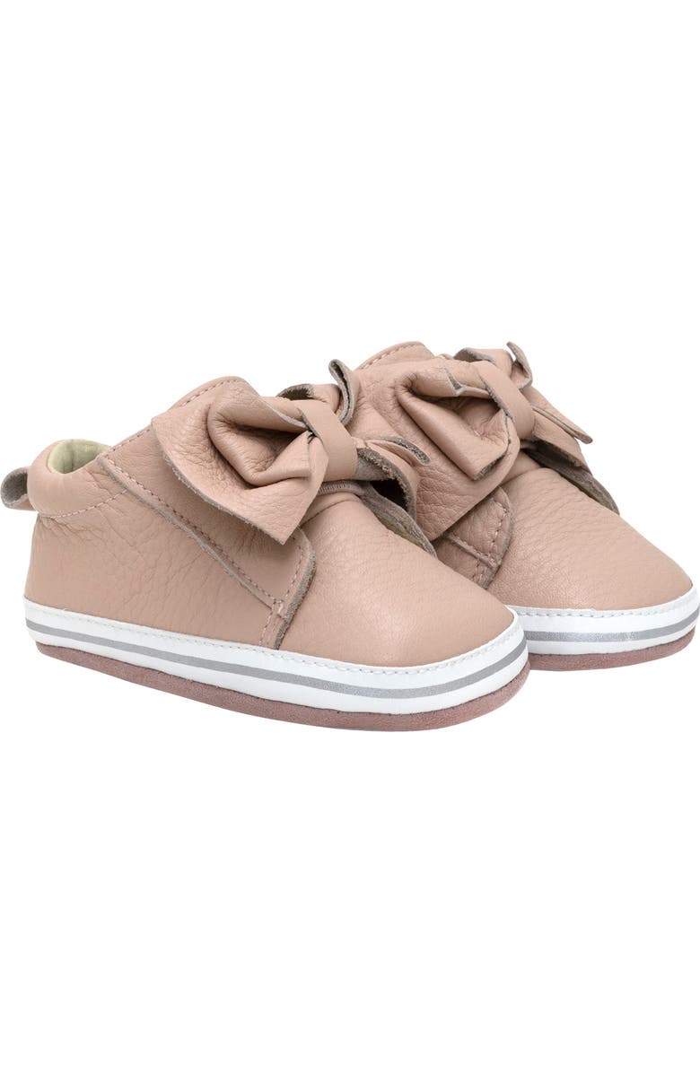 Robeez<sup>®</sup> Aria Leather Bootie, Main, color, Light Pink