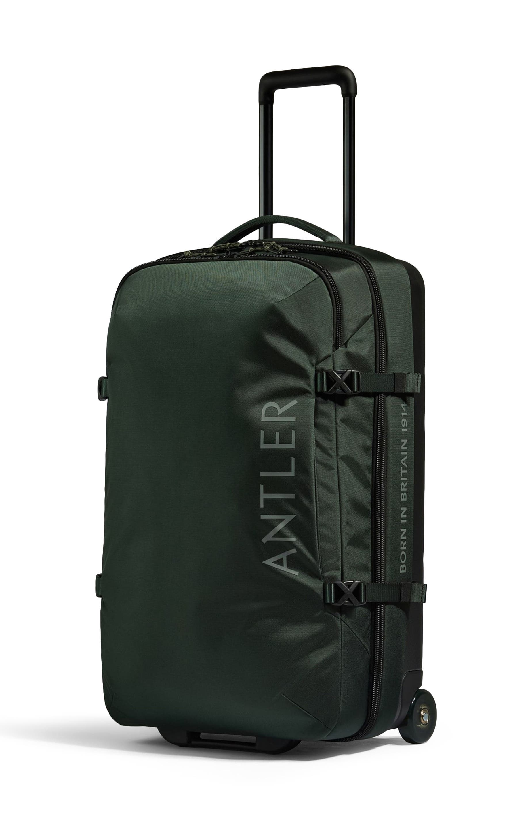 Discovery Wheeled Duffel, Alternate, color, Dark Forest Green