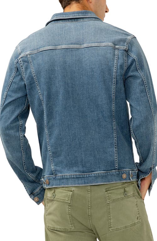 Shop Silver Jeans Co. Denim Trucker Jacket In Indigo
