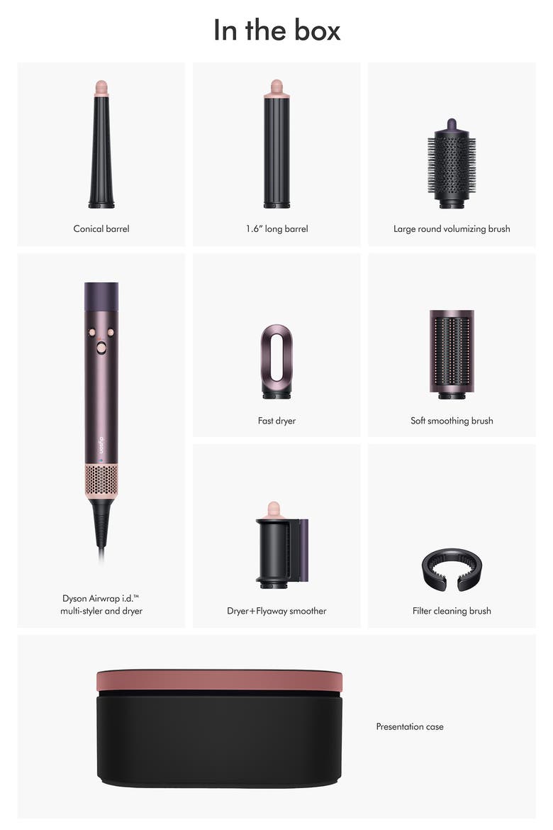 Limited Edition Airwrap i.d.™ Multi-styler Straight+Wavy in Jasper Plum, Alternate, color, JASPER PLUM