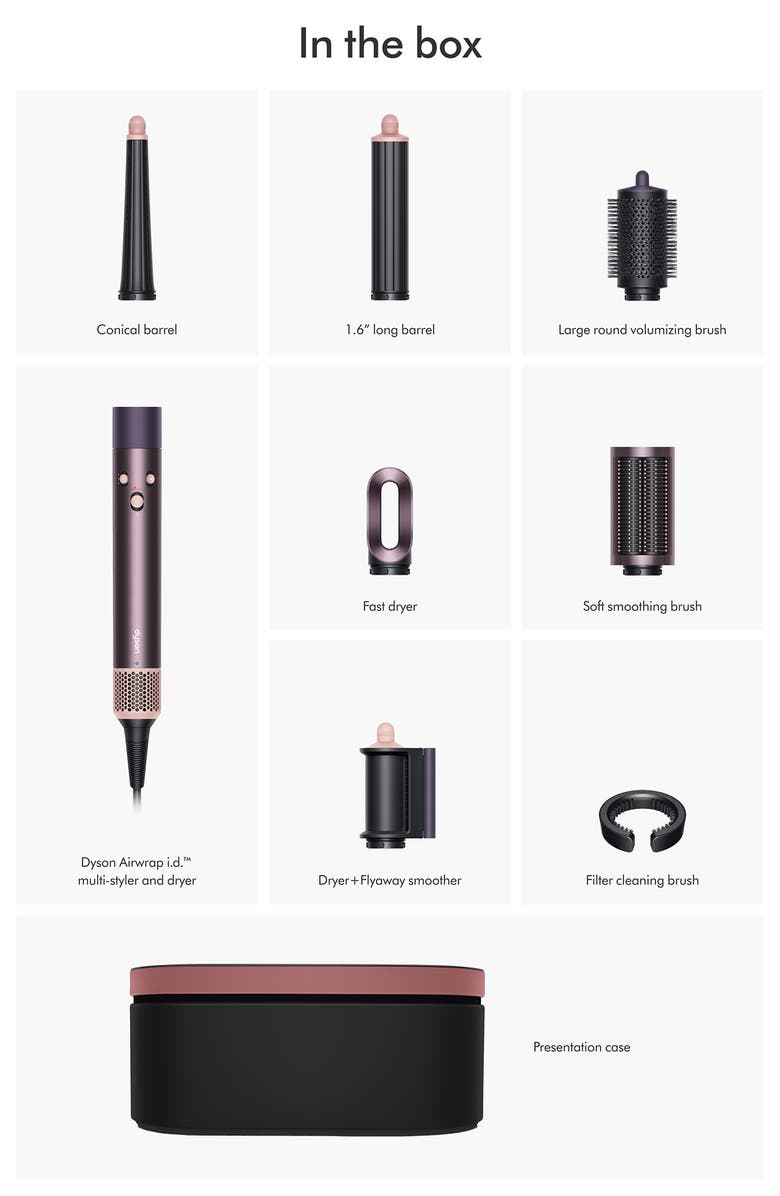 Dyson Limited Edition Airwrap i.d.<sup>™</sup> Multi-styler Straight+Wavy in Jasper Plum, Alternate, color, Jasper Plum