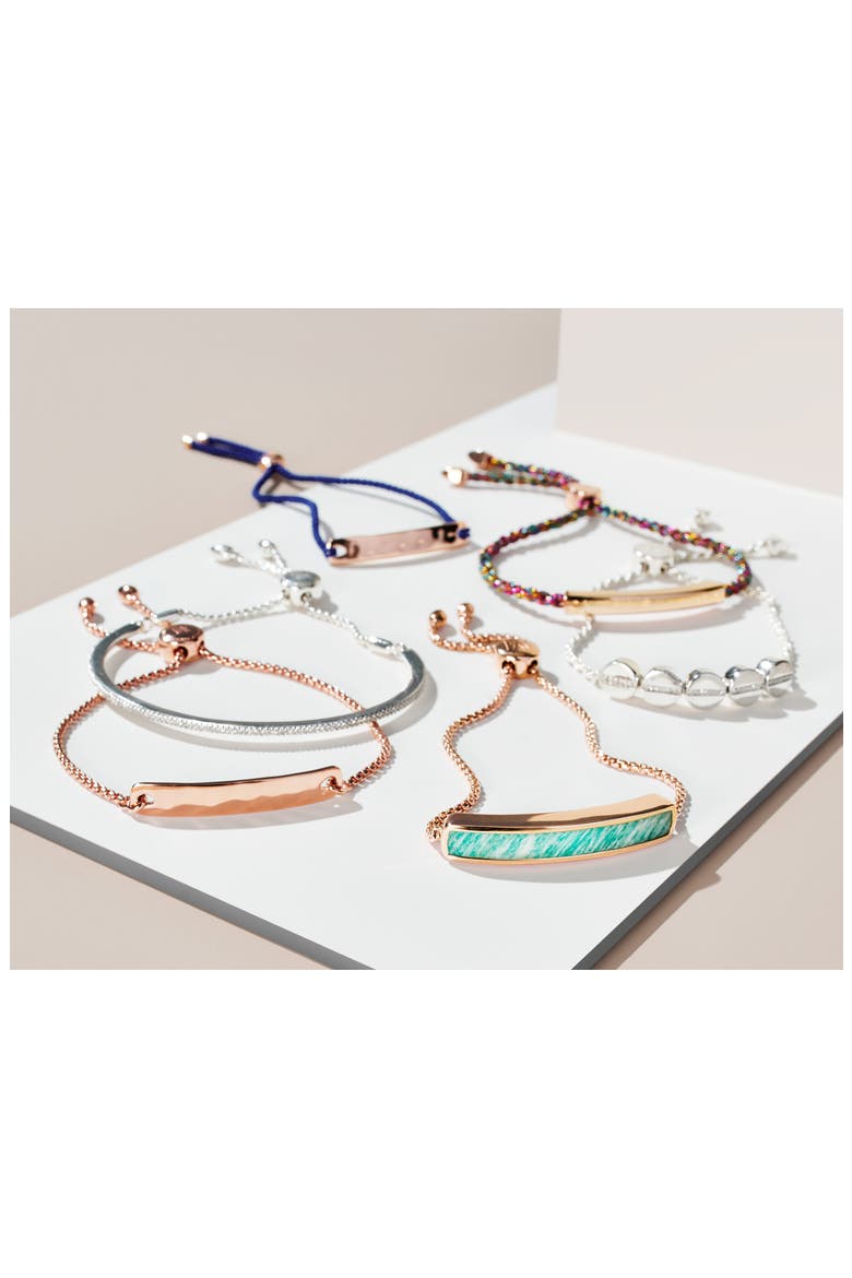 Fiji Skinny Vermeil Diamond Bar Bracelet, Alternate, color, ROSE GOLD
