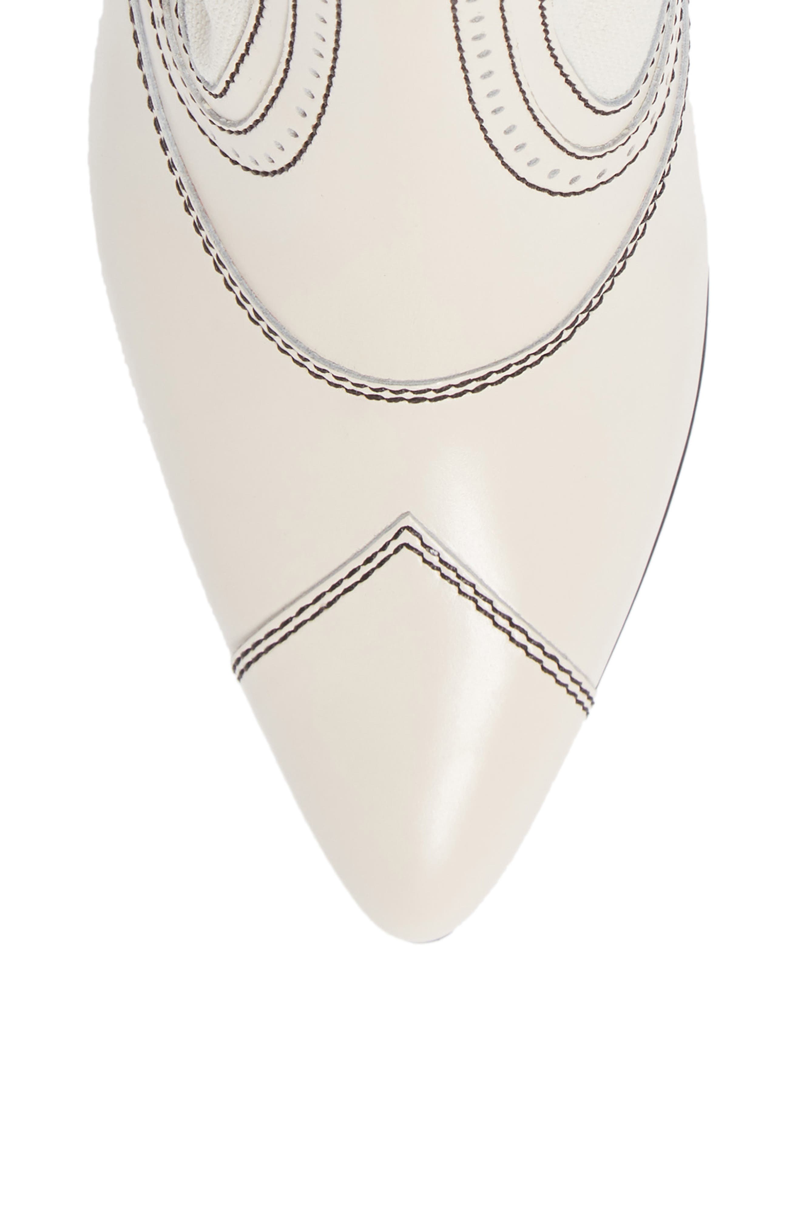 Zimmermann Ruffle Patchwork Bootie, Alternate, color, 