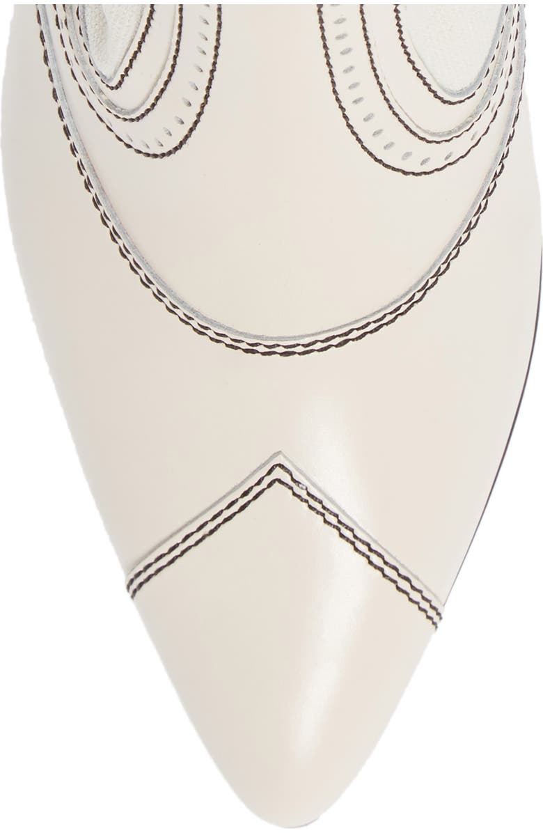 Zimmermann Ruffle Patchwork Bootie, Alternate, color,