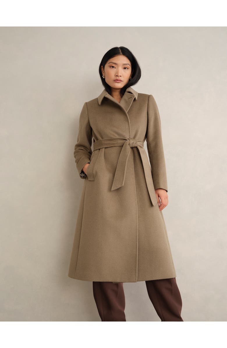 HOBBS LONDON Livia Coat, Alternate, color, Neutral