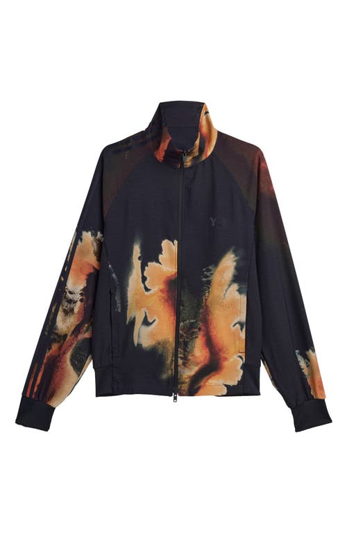 Y-3 Allover Print 3-stripes Track Jacket In Multi