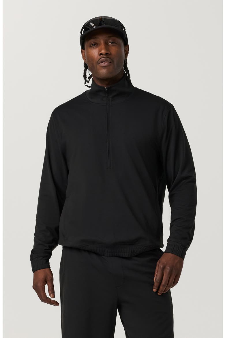 Ponto Re/Actv Half Zip Pullover, Alternate, color, BLACK