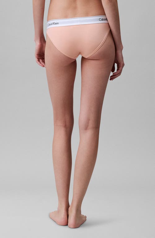 Calvin Klein Modern Cotton Bikini In Melon Frenzy