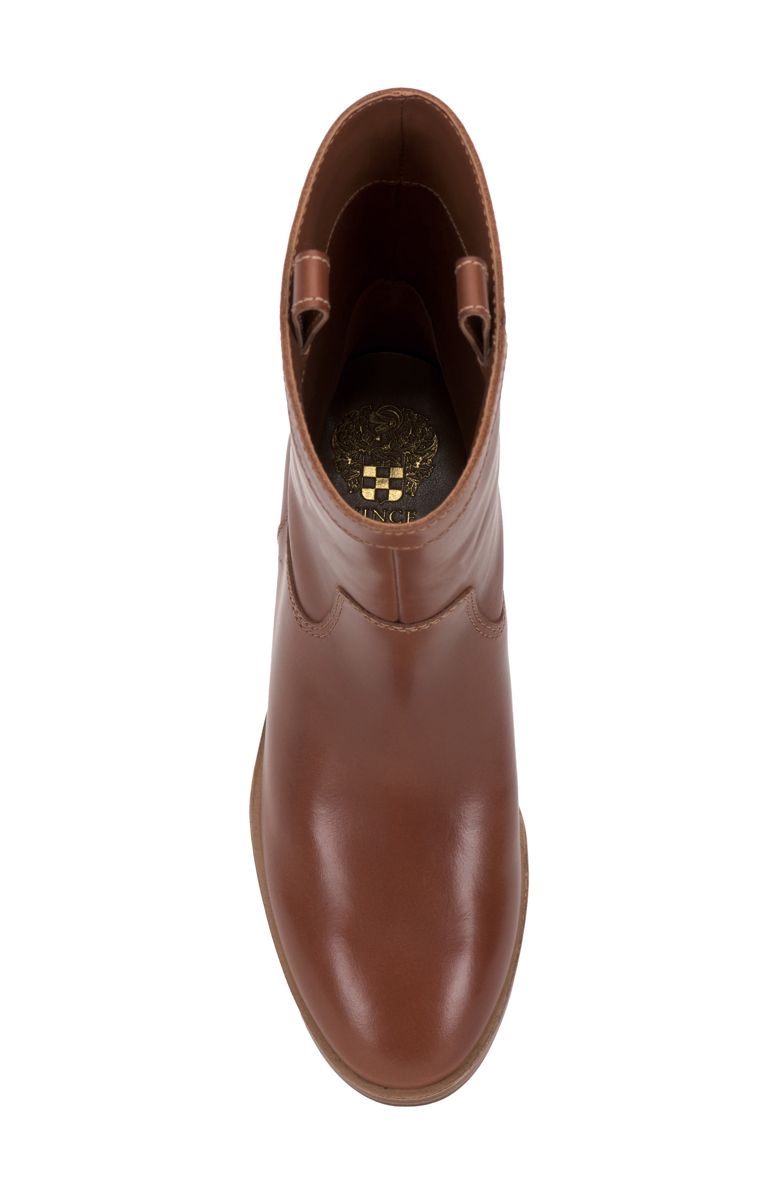 Bezzley Leather Bootie, Alternate, color, NEW BRANDY