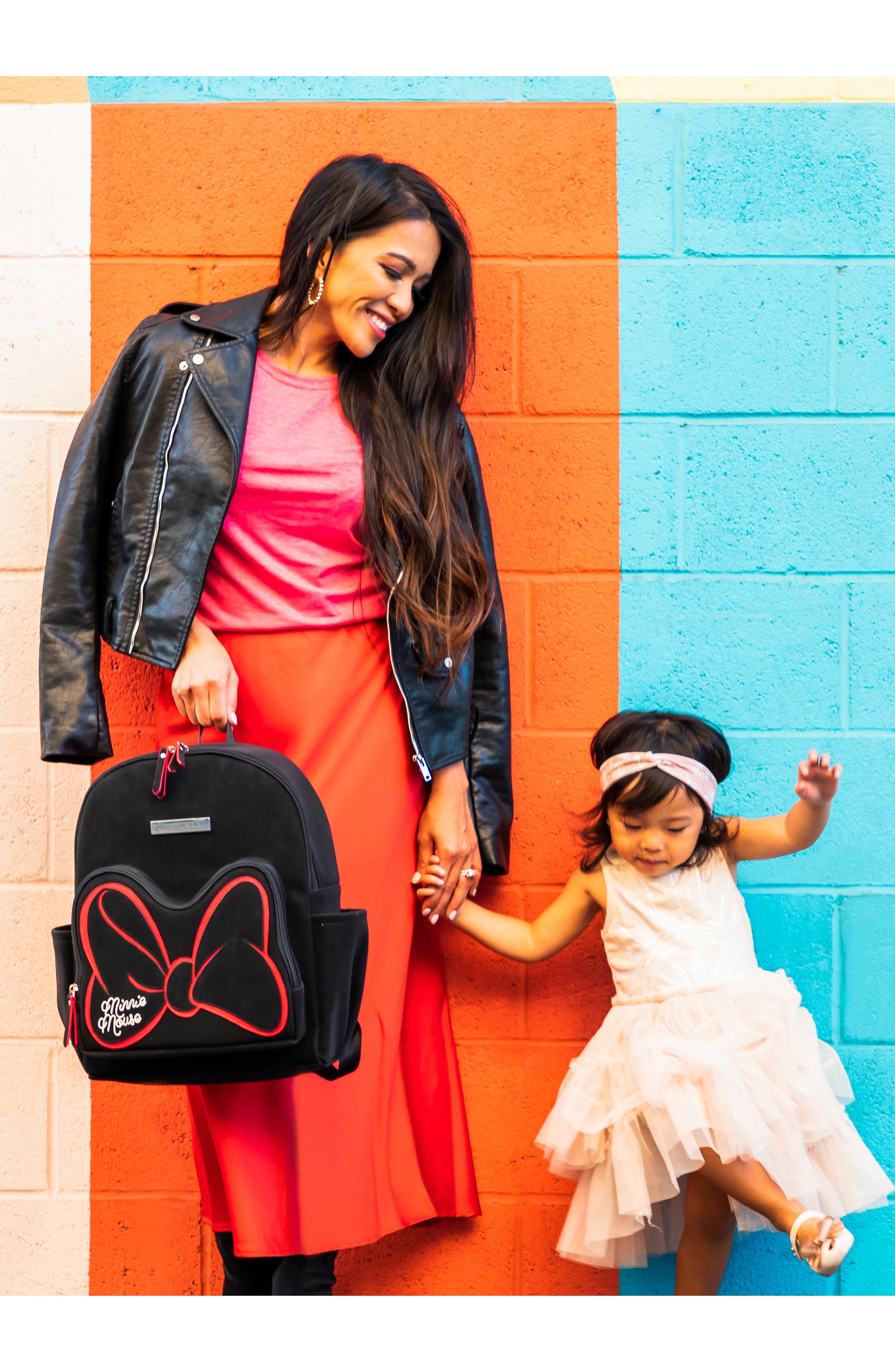 Petunia Pickle Bottom District Signature Minnie Backpack Diaper Bag, Alternate, color, 