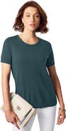 Jessica London Fine Gauge Crewneck Knit Shell