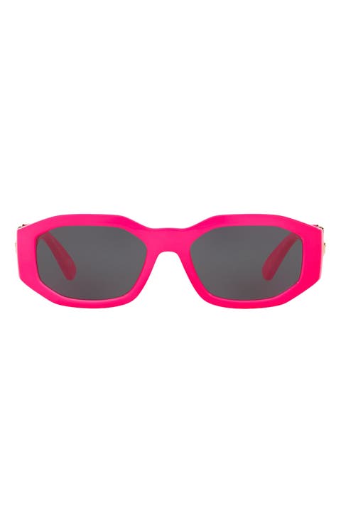 Biggie 53mm Round Sunglasses