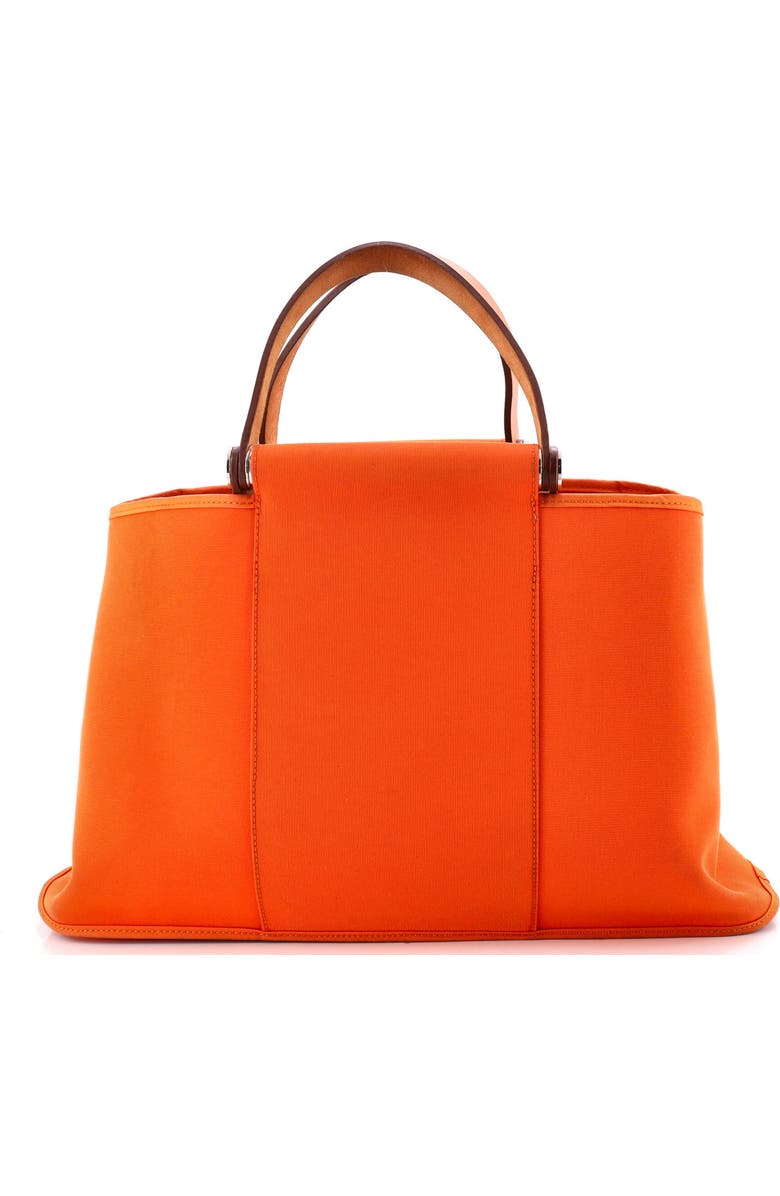 Pre-Owned Hermes Cabag Elan Toile and Leather 39, Main, color, Feu