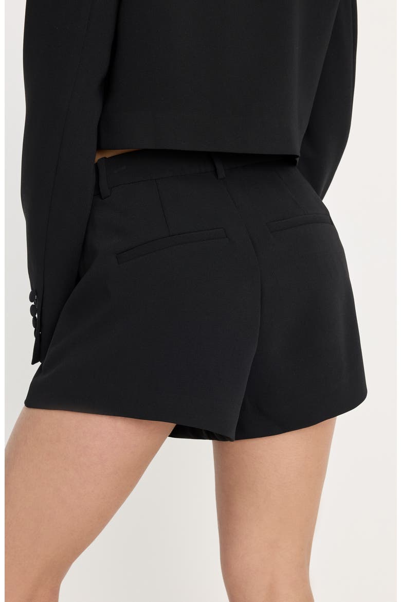 Luxe Suiting Shorts, Alternate, color, BLACK001
