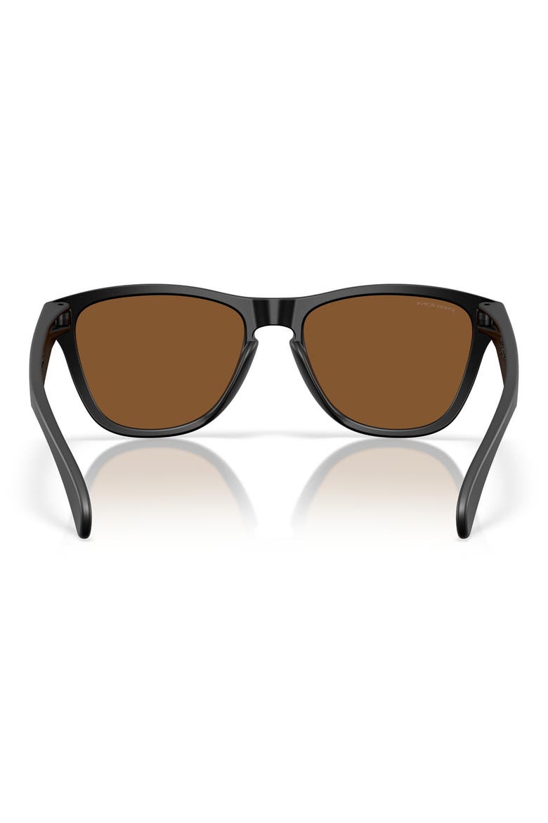 Prizm™ Sapphire 53mm Round Sunglasses, Alternate, color, MATTE BLACK / PRIZM VIOLET