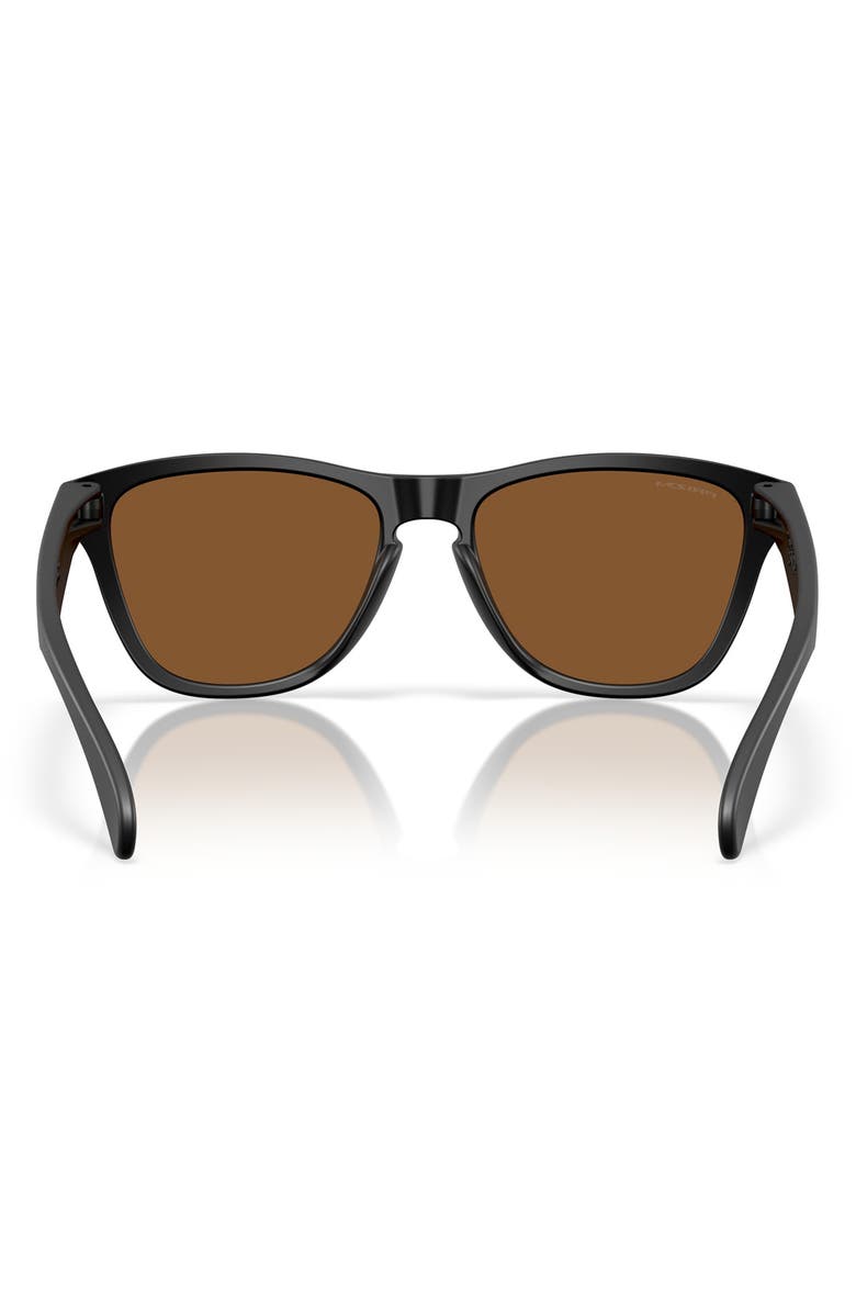 Oakley Prizm<sup>™</sup> Sapphire 53mm Round Sunglasses, Alternate, color, Matte Black / Prizm Violet