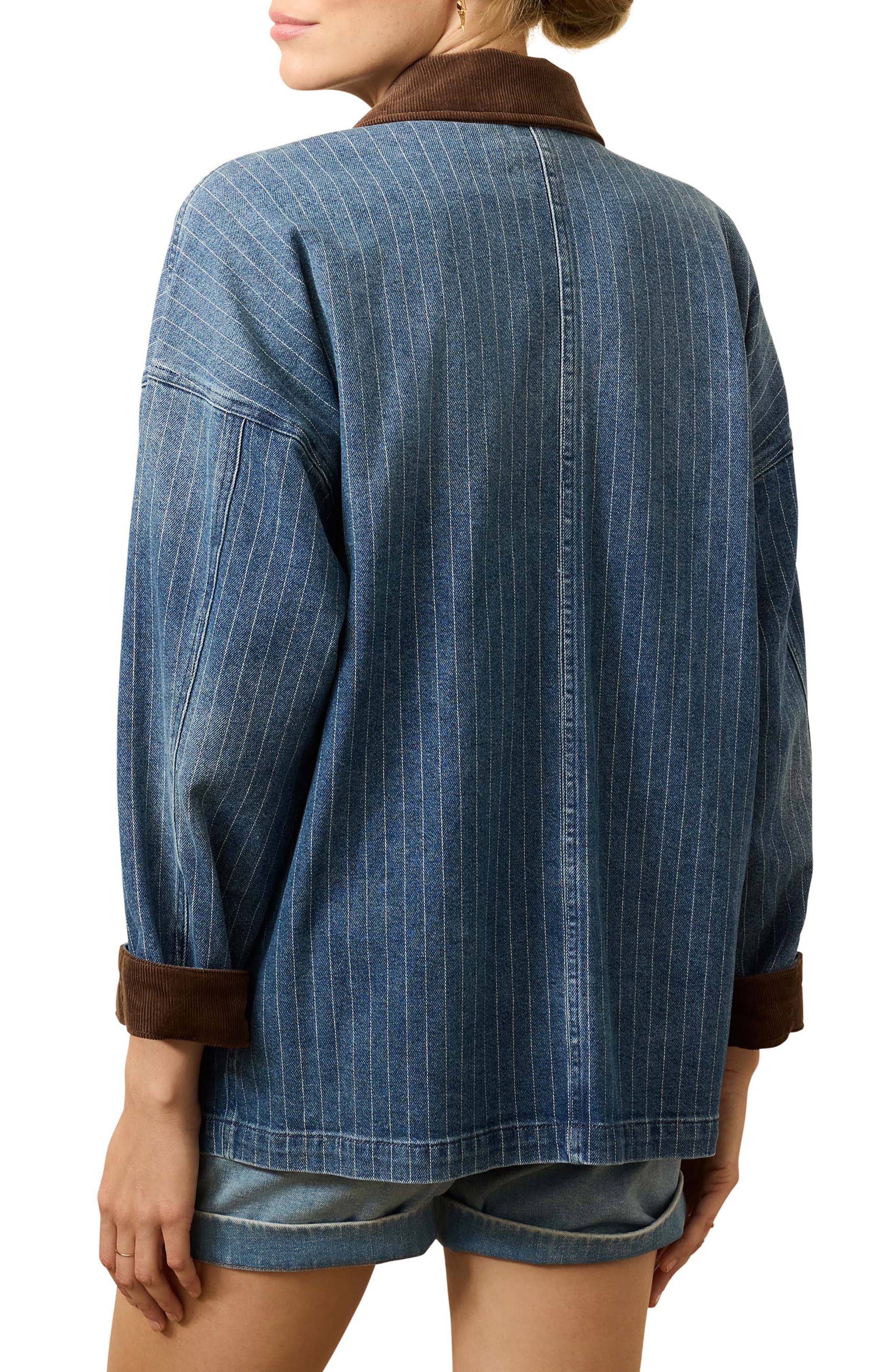Sunwashed Denim Barn Jacket - image 2