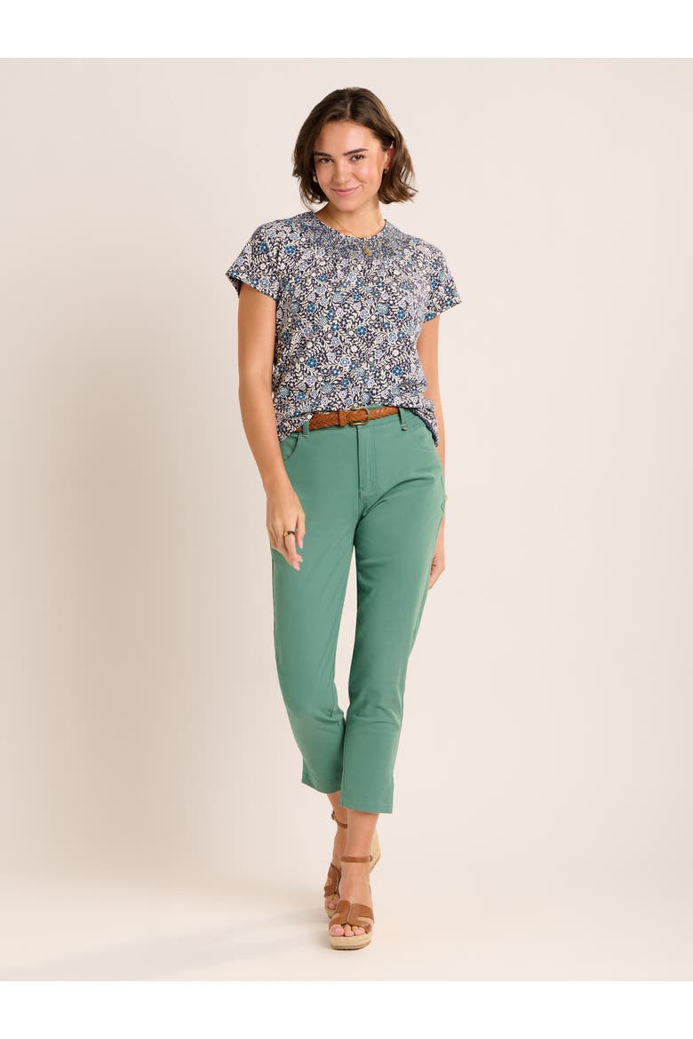 Blake Cropped Pants, Alternate, color, Green