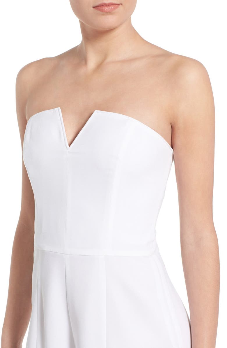 Leith Strapless Romper, Alternate, color, 